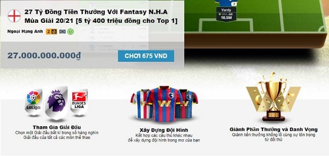 the thao fantasy nha cai w88