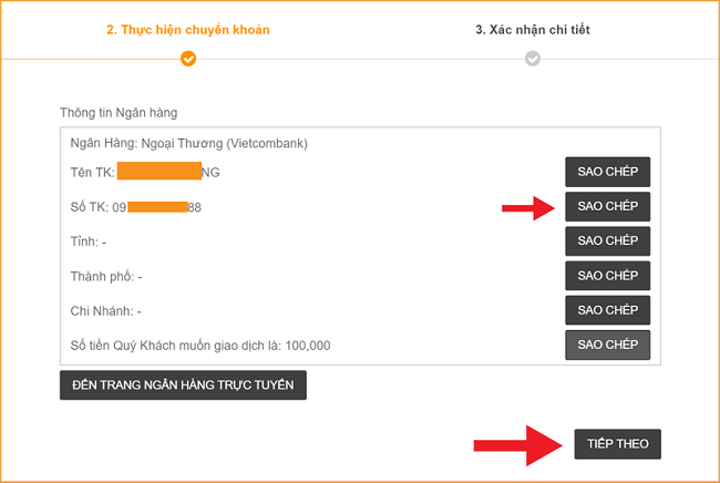 Cach gui tien 188BET qua ngan hang nhanh chong chi 5 phut