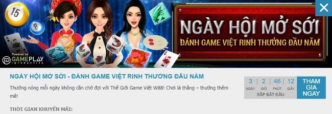 Cac khuyen mai W88 Tet 2022 tai Casino