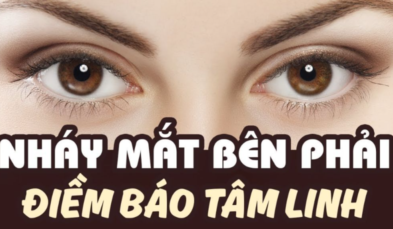 Giật mắt phải ở nam là điềm gì?