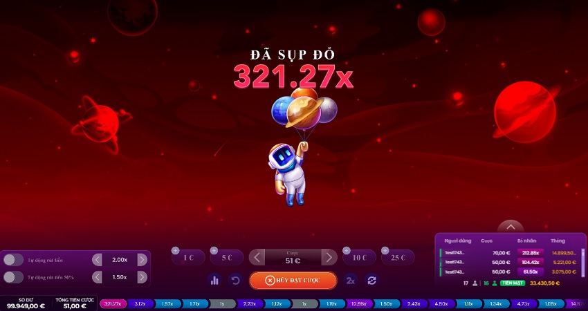 Hướng dẫn cách tham gia trò chơi Spaceman W88 Chi tiet cach tham gia tro choi Spaceman W88