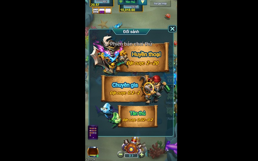 Thông tin trò chơi Captain Fishing W88 Muc tieu tro choi Captain Fishing W88
