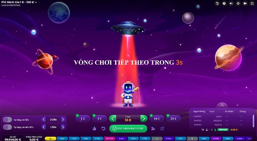 Luật chơi về trò chơi Spaceman W88 Quy tac ve tro choi Spaceman W88
