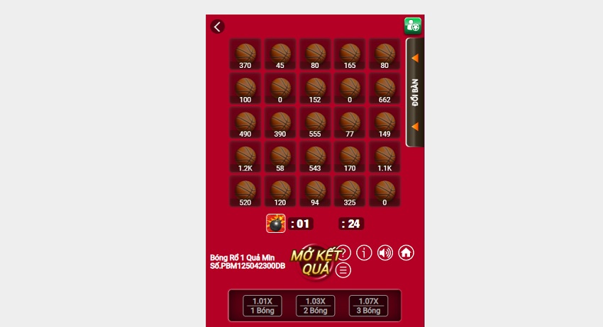 Mo ta ve tro choi Basketball Mines W88