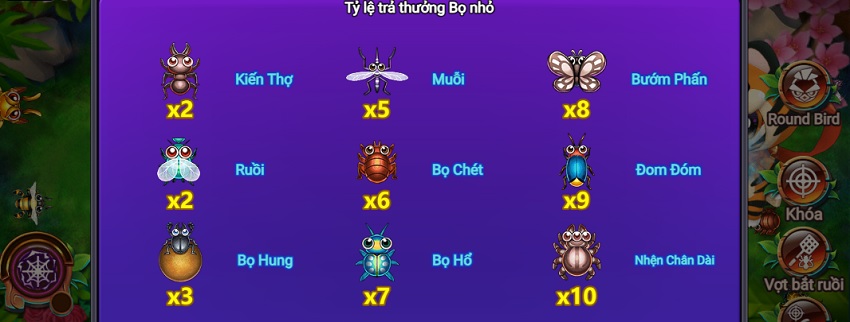 Cách chơi game Insect Master W88 Huong dan choi game Insect Master W88