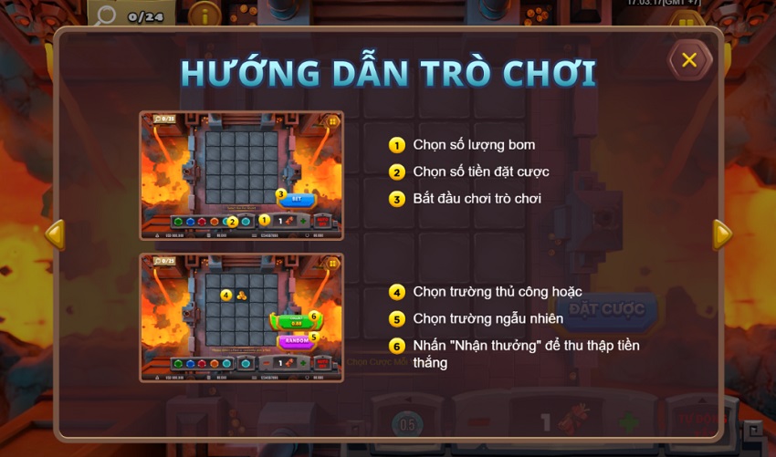 Cách tham gia game Mines of Mystery W88 Cach choi game Mines of Mystery W88