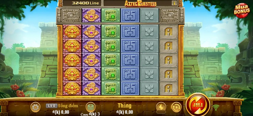 Cách tham gia game Aztec Priestess W88 Cach choi game Aztec Priestess W88
