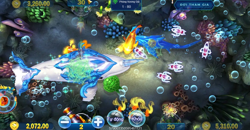 Tinh nang game Royal Fishing W88