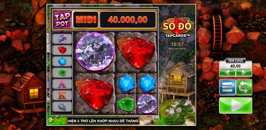 Tim hieu game Bonanza Tapcards W88