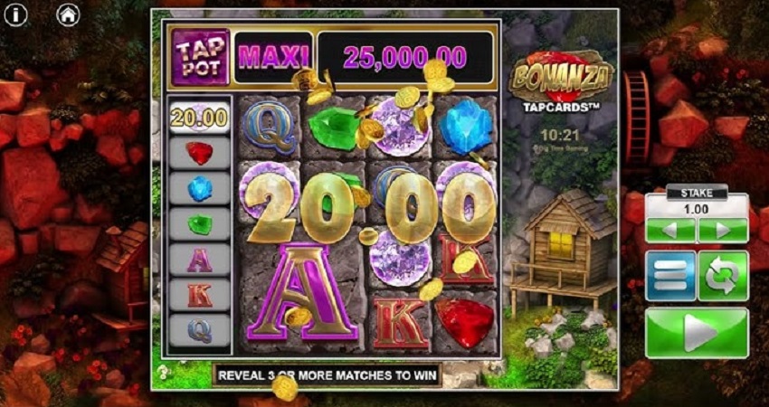 Tinh nang game Bonanza Tapcards W88